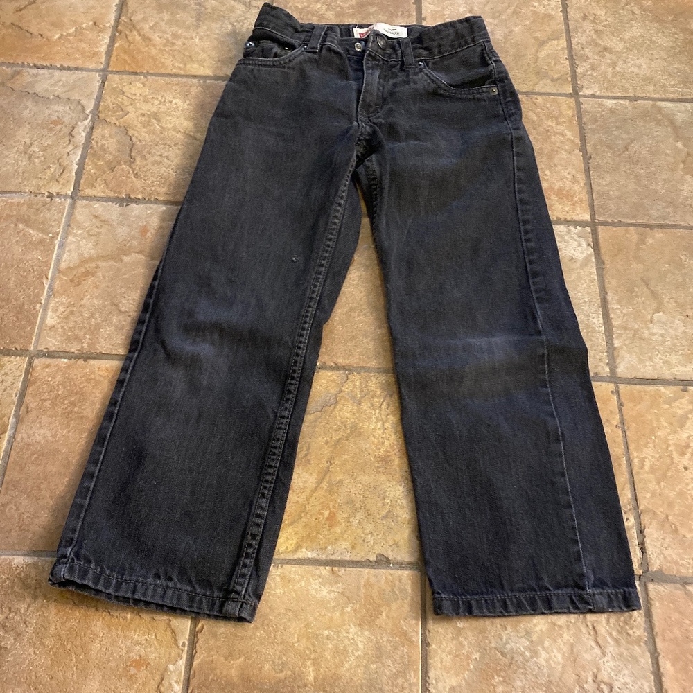 Levi black denim jeans